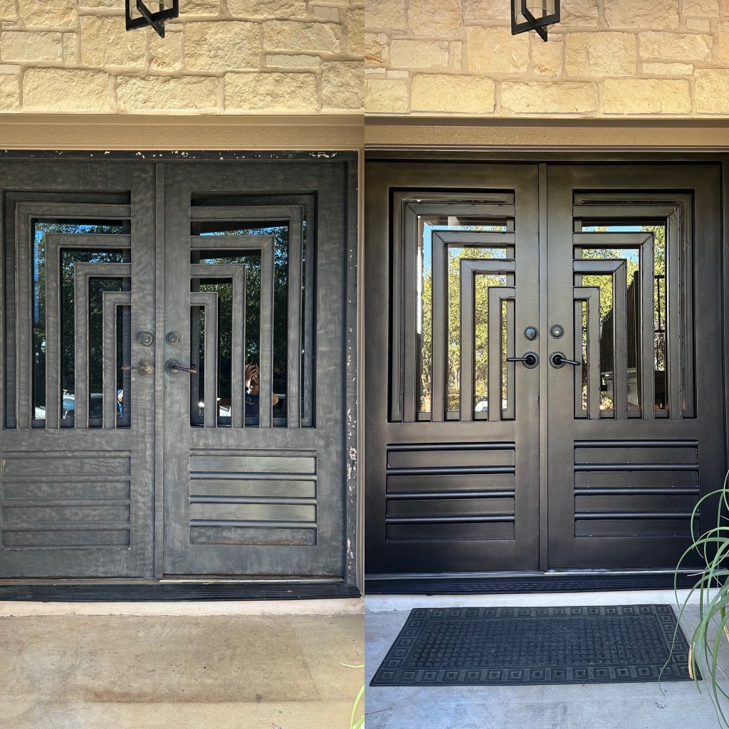 Iron Door Refinishing Iron Doors Austin